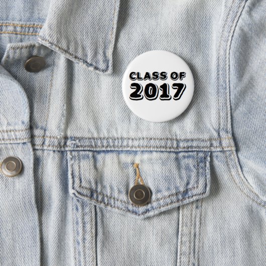 Badge Rond 5 Cm classe de 2017 (En situation)