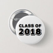 Badge Rond 5 Cm classe de 2018 (Devant & derrière)