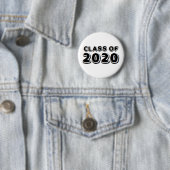 Badge Rond 5 Cm classe de 2020 (En situation)