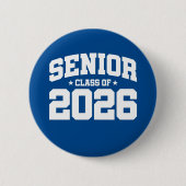 Badge Rond 5 Cm Classe de 2026 Lycée Graduation Senior 2026 (Devant)