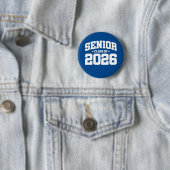 Badge Rond 5 Cm Classe de 2026 Lycée Graduation Senior 2026 (En situation)