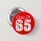 Badge Rond 5 Cm Classe du bouton 1965 (Devant & derrière)