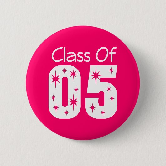 Badge Rond 5 Cm Classe du bouton 2005 (Devant)