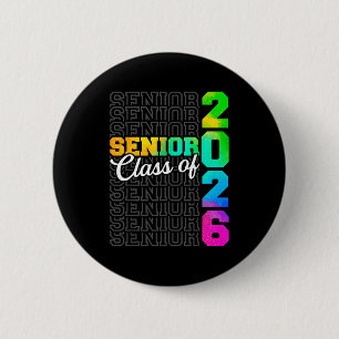 Badge Rond 5 Cm Classe terminale de la promotion 2026 diplômée de