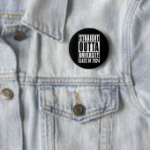 Badge Rond 5 Cm Classe Universitaire Straight Outta De 2024 (En situation)