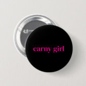 Badge Rond 5 Cm Classic Carny Girl  (Devant & derrière)