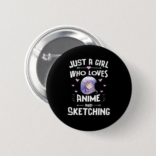 Badge Rond 5 Cm Classique Peekabo Anime (Devant & derrière)