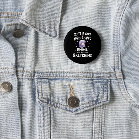 Badge Rond 5 Cm Classique Peekabo Anime (En situation)