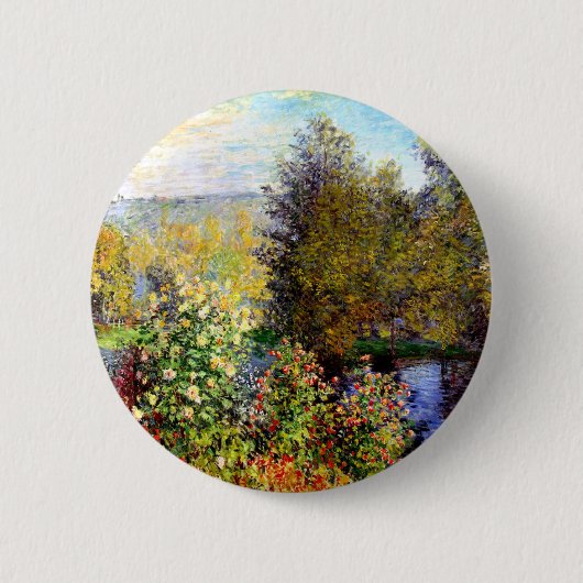 Badge Rond 5 Cm Claude Monet A (Devant)