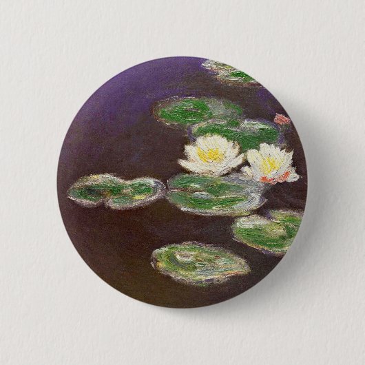 Badge Rond 5 Cm Claude Monet - nénuphars (Devant)