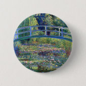 Badge Rond 5 Cm Claude Monet Water Lily Pond (Devant)