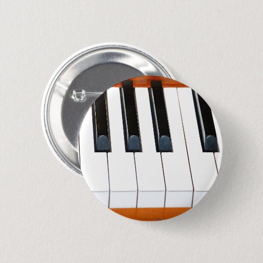 Badge Rond 5 Cm Clavier (Devant & derrière)
