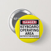 Badge Rond 5 Cm Clavier de zone de fonctionnement (Devant & derrière)