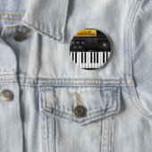 Badge Rond 5 Cm Clavier électronique (En situation)