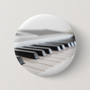 Badge Rond 5 Cm Clavier numérique pour piano
