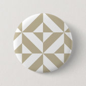 Badge Rond 5 Cm Clay Geometric Deco Cube Pattern (Devant)