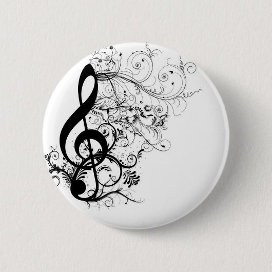 Badge Rond 5 Cm Cleff triple (Devant)