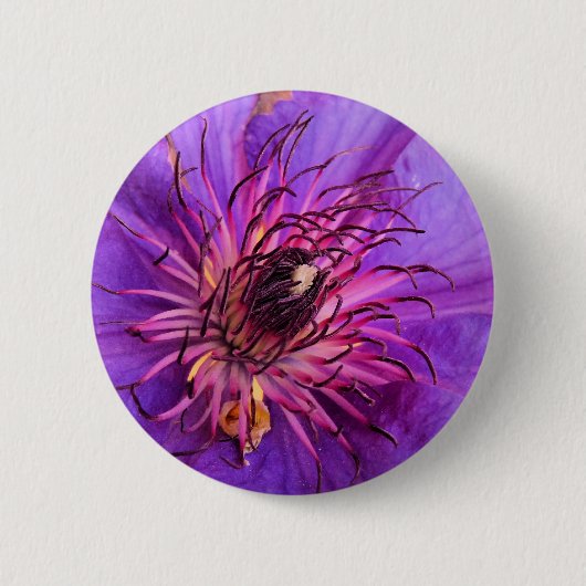 BADGE ROND 5 CM CLEMATIS (Devant)