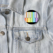 Badge Rond 5 Cm clés de piano (En situation)