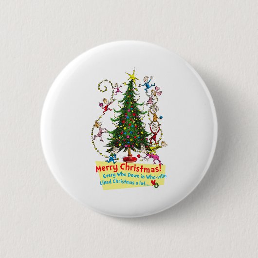 Badge Rond 5 Cm Clic Joyeux Noël (Devant)