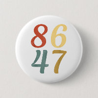 Clic Vintage 80s Style 86 47 Anti Trump 8647