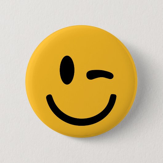 Badge Rond 5 Cm Clignotant (Devant)