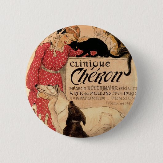 Badge Rond 5 Cm Clinique Cheron (Devant)