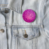 Badge Rond 5 Cm Closeup de chardon de lait (En situation)