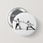 Badge Rond 5 Cm Clôture (Devant & derrière)