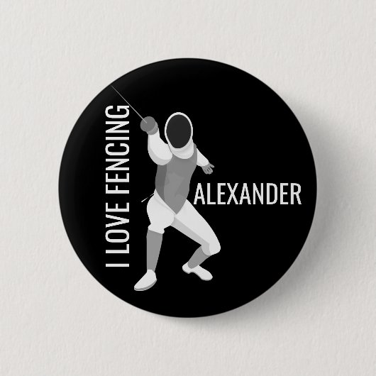 Badge Rond 5 Cm Clôture (Devant)