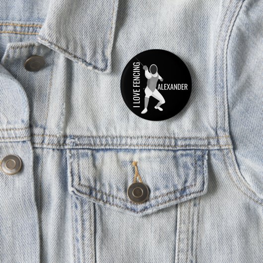 Badge Rond 5 Cm Clôture (En situation)
