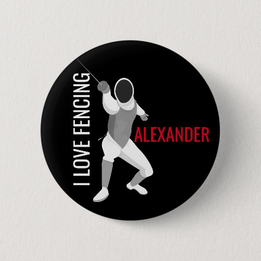 Badge Rond 5 Cm Clôture (Devant)