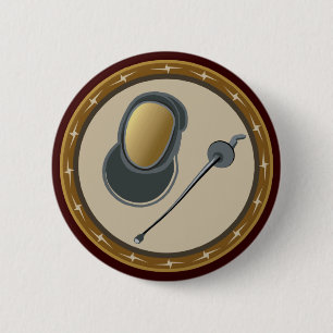 Badge Rond 5 Cm Clôture