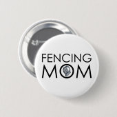 Badge Rond 5 Cm Clôture de la maman (Devant & derrière)