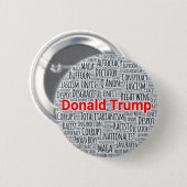 Badge Rond 5 Cm Cloud anti-Trump (Devant & derrière)