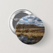 Badge Rond 5 Cm Cloudscape (Devant & derrière)