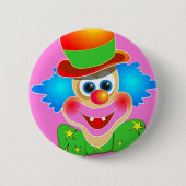 Badge Rond 5 Cm Clown (Devant)