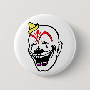Badge Rond 5 Cm Clown de cirque vintage
