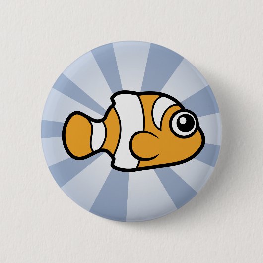 Badge Rond 5 Cm Clownfish mignon (Devant)