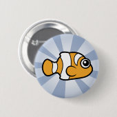 Badge Rond 5 Cm Clownfish mignon (Devant & derrière)