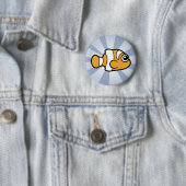 Badge Rond 5 Cm Clownfish mignon (En situation)