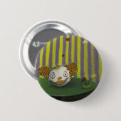 Badge Rond 5 Cm Clownhead dans Mushroomland (Devant & derrière)