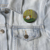 Badge Rond 5 Cm Clownhead dans Mushroomland (En situation)