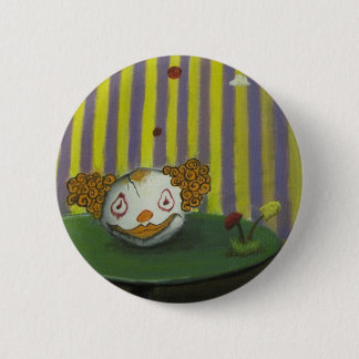 Badge Rond 5 Cm Clownhead dans Mushroomland