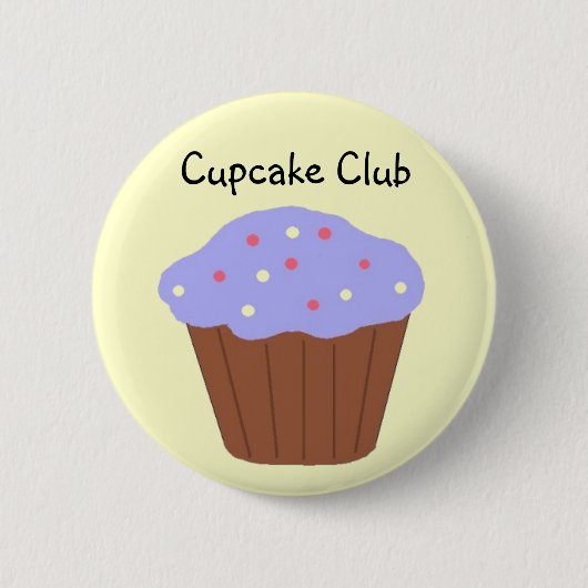 Badge Rond 5 Cm Club Cupcake (Devant)