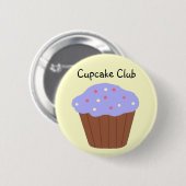 Badge Rond 5 Cm Club Cupcake (Devant & derrière)