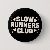 Badge Rond 5 Cm Club de coureur lent (Devant)