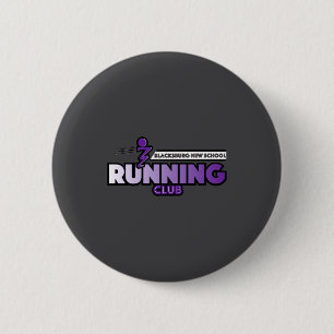 Badge Rond 5 Cm Club de course à pied de la nouvelle école de Blac