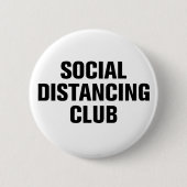 Badge Rond 5 Cm Club de dérangement social (Devant)