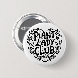 Badge Rond 5 Cm Club de femmes plantes